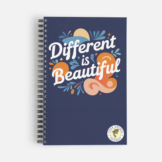 Spiral Notebook - Different is Beautiful